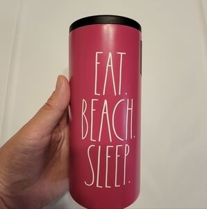 Rae Dunn Stainless Steel Slim Can Cooler